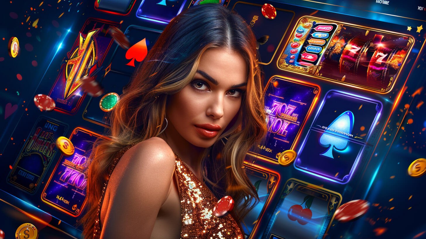 Texas Hold'em Poker ကတ်ချပ်များ Table ပေါ်တင်ပြီး ကစားသမားများ ယှဉ်ကစားနေသောမြင်ကွင်း